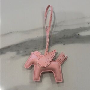 Pink Winged Horse Bag Charm
